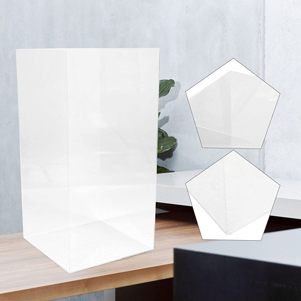 Latitude Run® Hasaan Acrylic Display Box display Cube Pedestal Art Sculpture Stand Wayfair